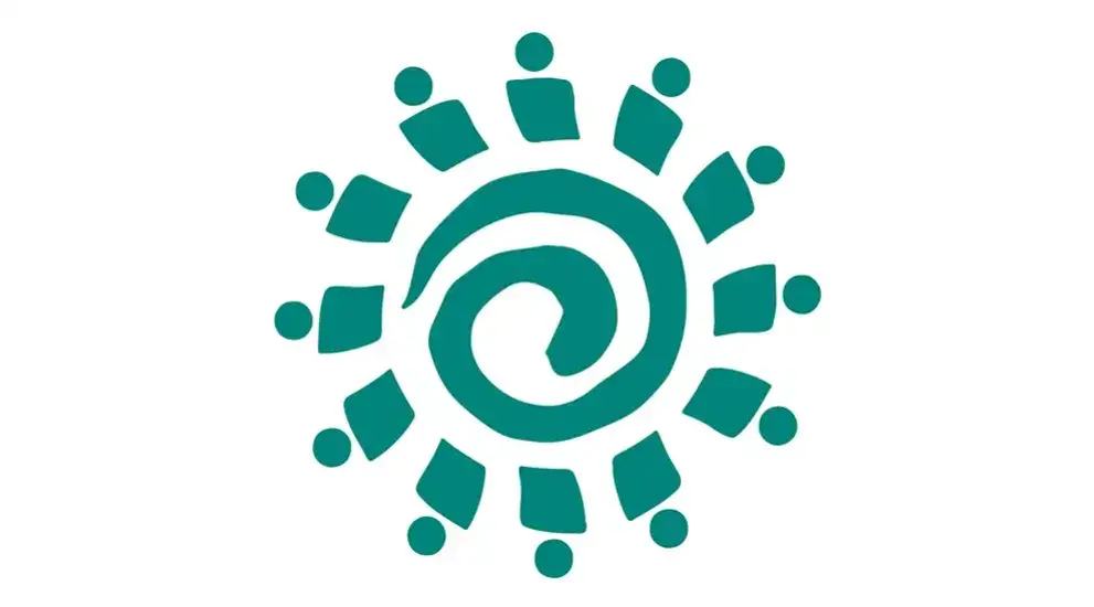 Green spiraling image