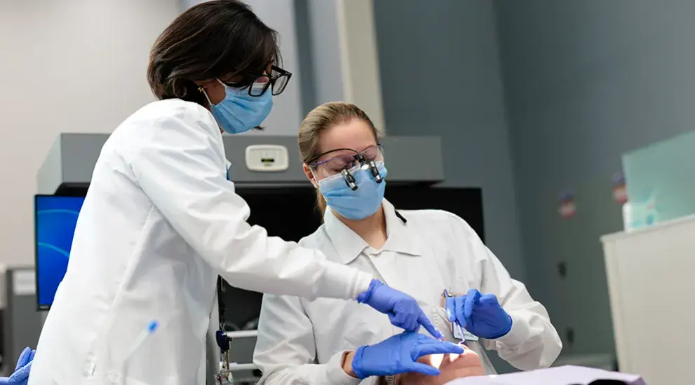 Dental student shadowing
