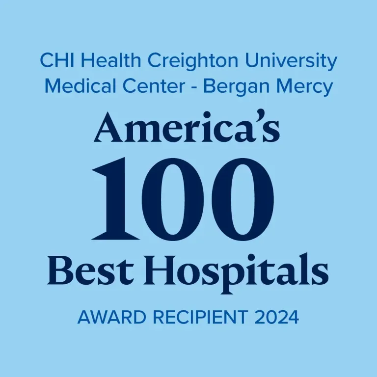 CHI Helath Creighton University Medical Center - Bergan Mercy: America's 100 Best Hospitals 2024