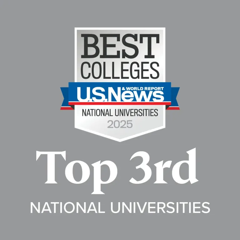 Creighton is ranked a top national university by U.S. News and World Report