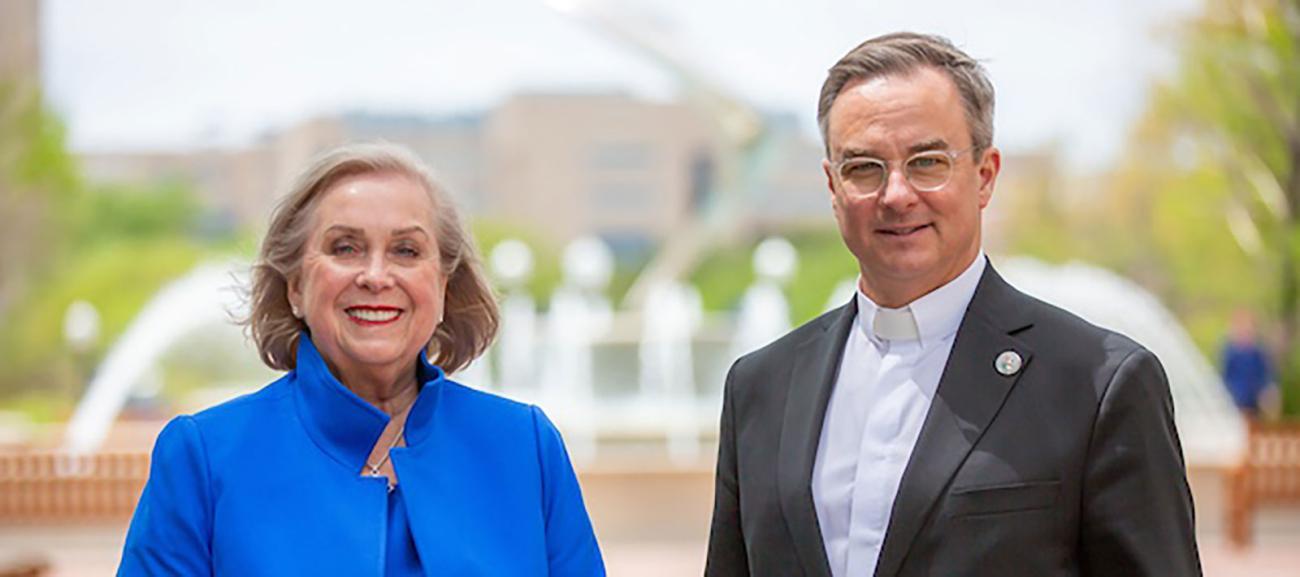 Diane Duren and Rev. Daniel Hendrickson