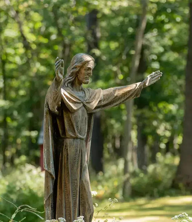 Statue at Retreat Center.