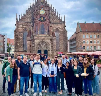 Students gathered in group photo