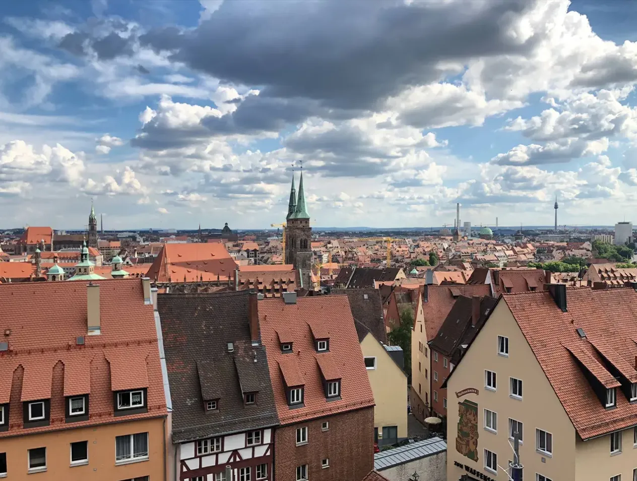 Nuremberg skyline