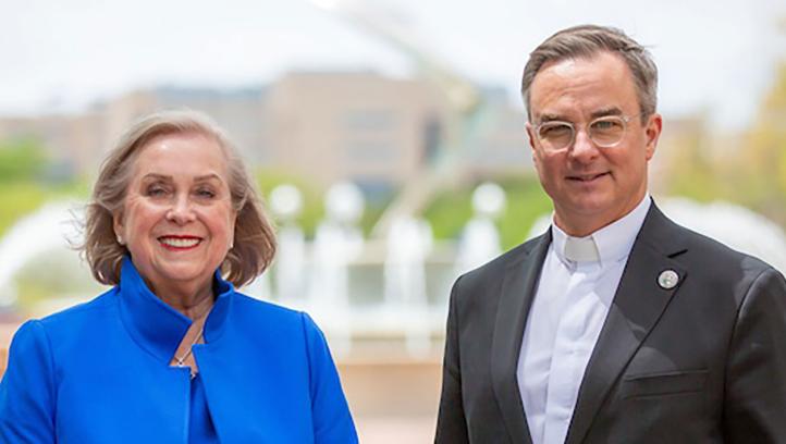 Diane Duren and Rev. Daniel Hendrickson