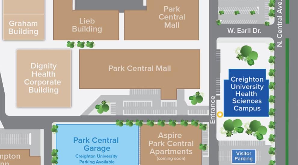 Phoenix parking map