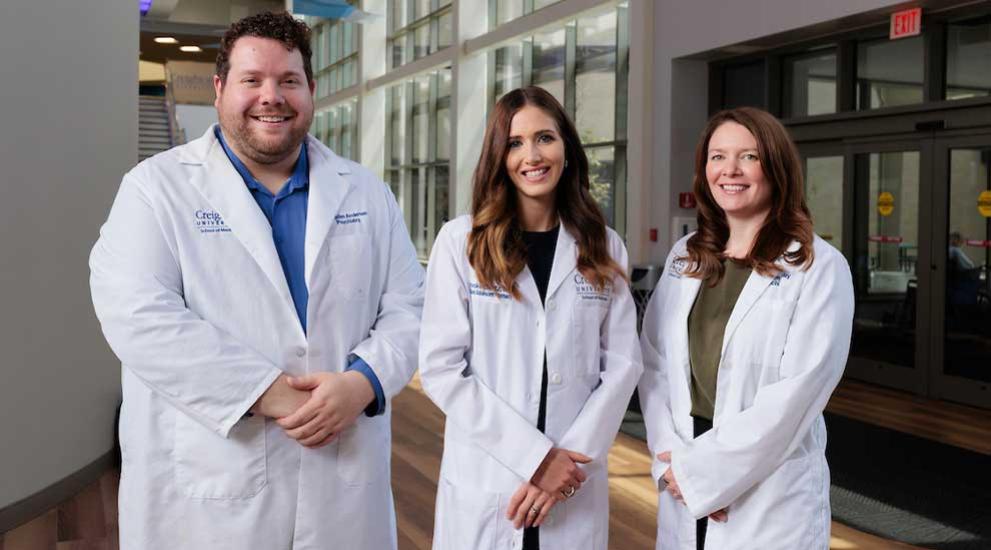 Left to Right: Kellen Andersen, MD (CF1), Brooke Gertz, MD (CF2), Kristen Keeley, MD (CF2)