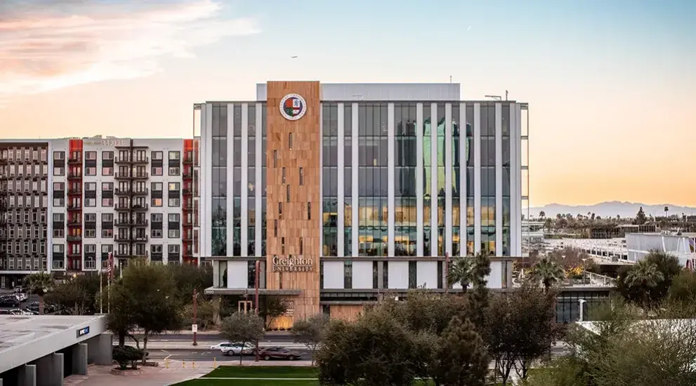Phoenix campus building exterior.